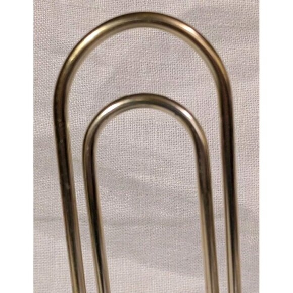 Paper Clip Giant Holder Note Recipe Hong Kong Memo Metal Office Desk Jumbo 8" - Picture 8 of 13